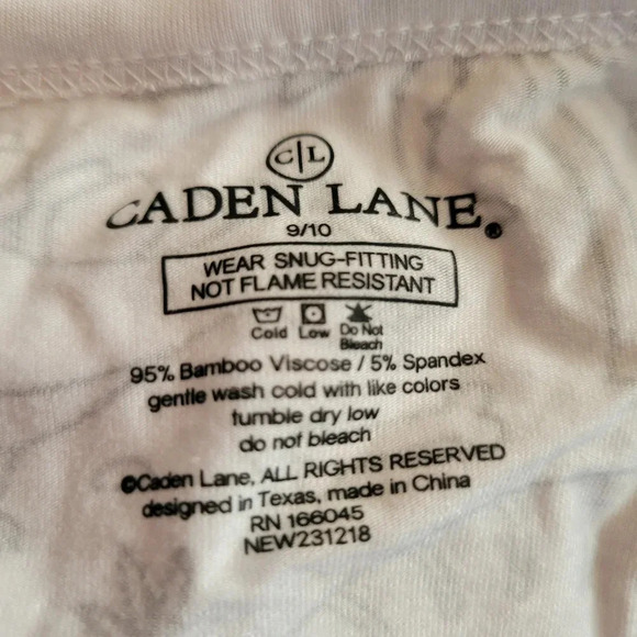 NWT Caden Lane Color Me Dinosaur Bamboo Viscose Pajama Set, Size 9/10 Kids - Picture 7 of 7